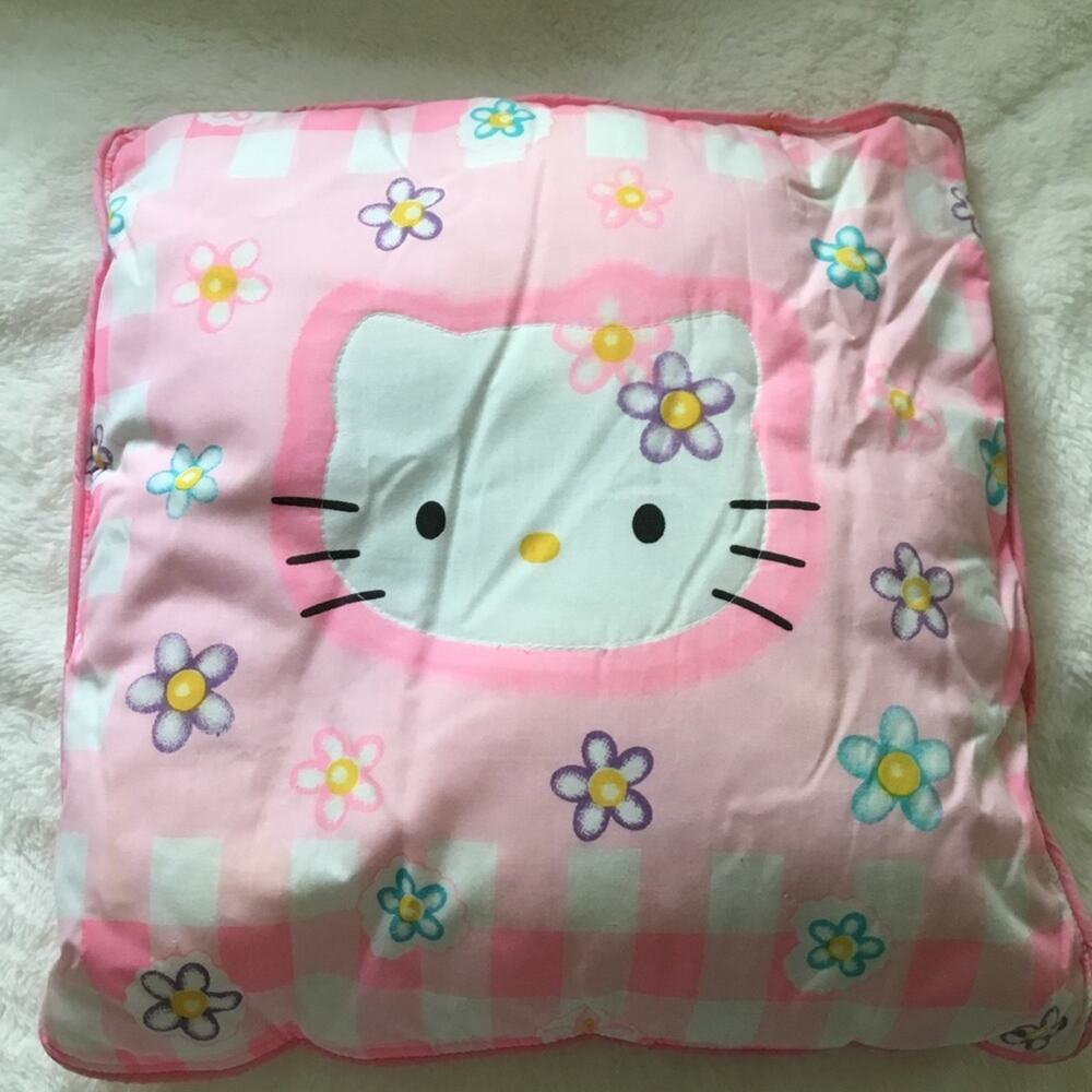 Hello Kitty Light Pink Decorative Square Pillow with Zipper
